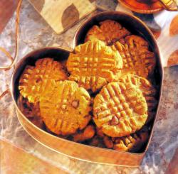 Фото готового печенья с арахисовым маслом