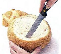 Изготовление хлебного горшочка