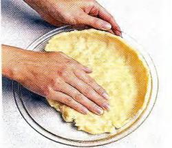 Как выложить тесто для корочки в форму